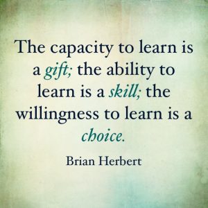 capacity to learn