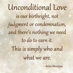 unconditional love